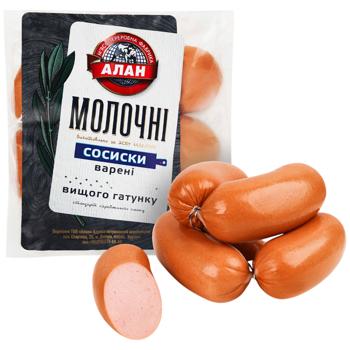 Сосиски Алан Молочні вищий сорт - купити, ціни на Епіцентр FOOD - фото 2