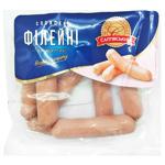 Сосиски Салтівський М'ясокомбінат Філейні з м'яса птиці вищий сорт 400г