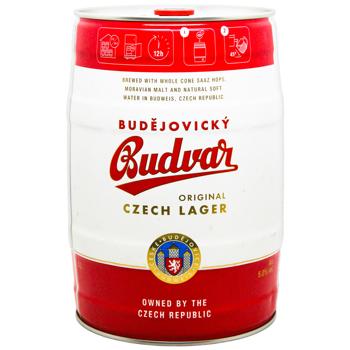 Пиво Budweiser Budvar светлое 5% 5л