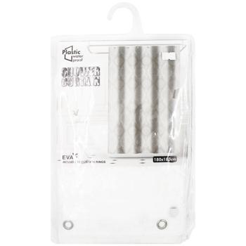 Шторка для душа кружевная 180*180см YJ70-16816 - купить, цены на Таврия В - фото 1