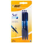 ВІС Soft Feel Click Grip pen 3pcs