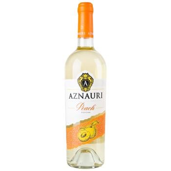 Вино Aznauri Peach біле напівсолодке 8,5-10% 0,75л