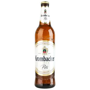 Пиво Krombacher Pils світле 4,8% 0,5л - купити, ціни на Епіцентр FOOD - фото 1