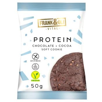Печиво протеїнове Frank&Oli Шоколад-какао 50г
