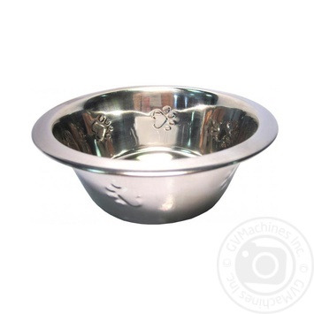 Topsi Stainless Steel Bowl for Cats with Rubber Ring 0.2l - buy, prices for ULTRAMARKET - photo 1