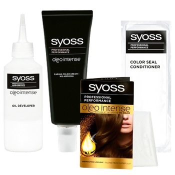 Syoss Oleo Intense Hair Dye Ammonia Free 3-82 Red Wood 115ml - buy, prices for METRO - photo 2