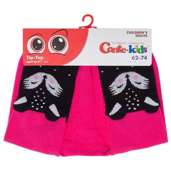 Conte Kids Tip-top 573 Black Fuchsia Children's Tights Size 116-122 - buy, prices for - photo 4