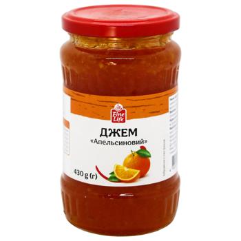 Fine Life Orange Jam 430g - buy, prices for METRO - photo 1