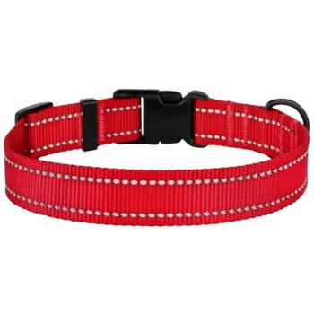 Barksi BronzeDog Active нейлоновий нашийник для собак S - червоний - купить, цены на MasterZoo - фото 2