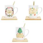 White Christmas Mug in Assortment 160ml 8030-290