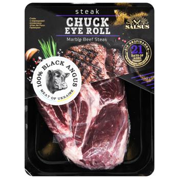 Salsus Chuck Eye Roll Chilled Beef Steak 550g - buy, prices for MegaMarket - photo 1