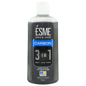 Гель-шампунь для душу Esme Carbon 400г - купити, ціни на Чудо Маркет - фото 1