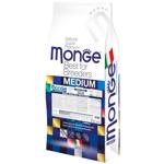 Корм сухий Monge Medium з куркою та рисом для собак середніх порід 15кг