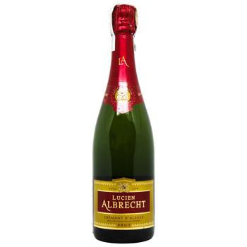 Вино ігристе Lucien Albrecht Cremant біле сухе 12% 0,75л