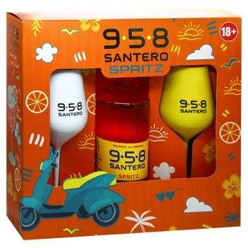 Аперитив Santero Spritz Ready To Drink 0,75л 8,5% + 2 келихи - купити, ціни на За Раз - фото 2