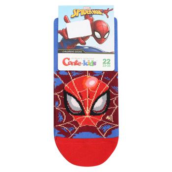 Шкарпетки Conte Kids Marvel дитячі сині розмір 22 - купити, ціни на МегаМаркет - фото 1