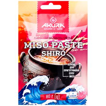 Паста соєва Akura світла місо 80г - купити, ціни на КОСМОС - фото 1