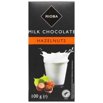 Rioba Hazelnuts Chocolate Milk 100g