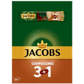 Напій кавовий Jacobs 3в1 Cappuccino розчинний 24шт x 12,5г - купити, ціни на - фото 7