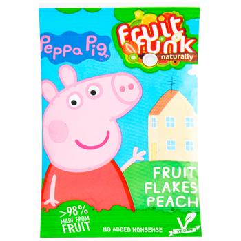 Снек Fruit Funk Peppa Pig фруктовый с персиком 16г