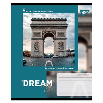 Зошит Yes Dream City в клітинку 24 аркуші в асортименті - купити, ціни на Ідеал - фото 4