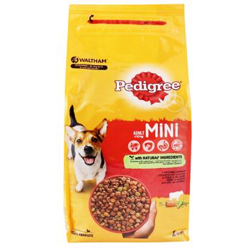 Pedigree Dry Food with Beef and Vegetables for Dogs of Small Breeds 2kg