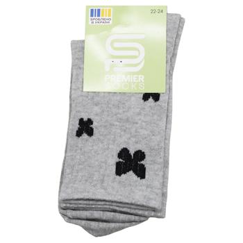 Premier Socks Butterfly Teenage Crew Socks s.22-24 Grey - buy, prices for EKO Market - photo 1