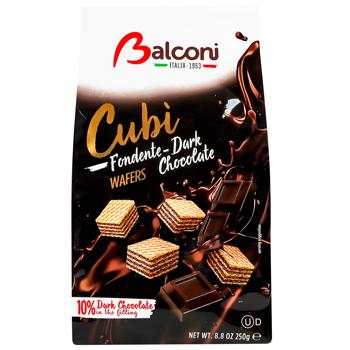 Balconi Dark Chocolate Wafer Cubes 250g - buy, prices for - photo 3