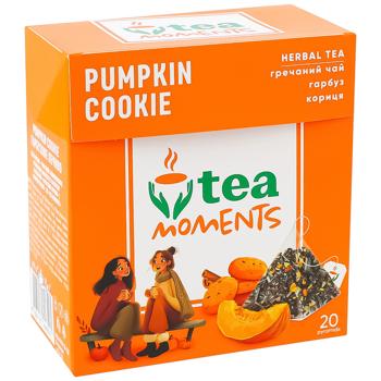 Чай гречнево-травяной Tea Moments Тыквенное печенье 1,8г*20шт - купить, цены на Auchan - фото 3