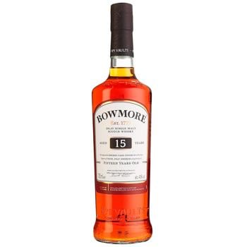 Виски Bowmore Darkest 15 лет 43% 0,7л - купить, цены на WINETIME - фото 1