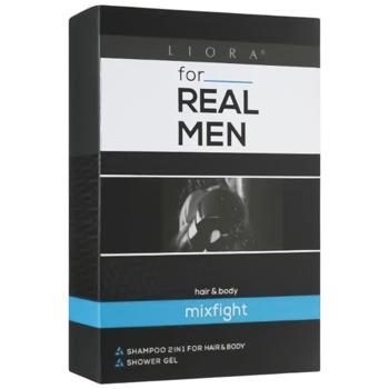Набор подарочный Liora for Real Men Mixfight Шампунь-гель для душа 250мл + Гель для душа 250мл