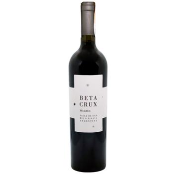 Alfa Crux Beta Crux Malbec Red Dry Wine 14.5% 0.75l - buy, prices for WINETIME - photo 1