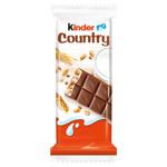 Kinder® Сountry Milk Chocolate with Milk Fillings and Cereals 23.5g