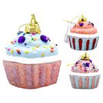 Подвеска Кекс голубой 7х8см в ассортименте