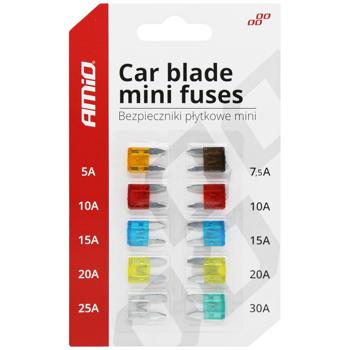 Amio Car Blade Mini Fuses 10pcs