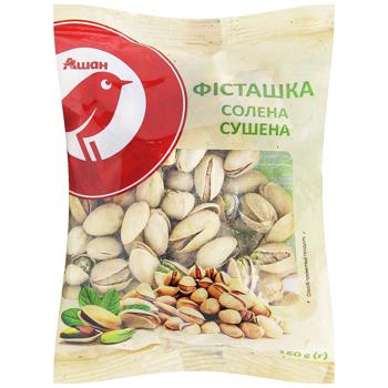 Фісташки Auchan сушені солоні 150г