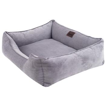 Harley and Cho Dreamer Gray Velvet S Pet Bed 60x45cm - buy, prices for MasterZoo - photo 3