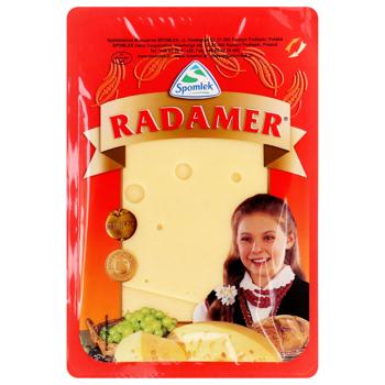 Сыр Spomlek Радамер твердый нарезанный 45% 150г - купить, цены на КОСМОС - фото 1