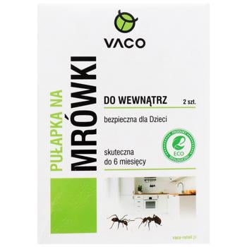 Vaco Eco Glue Ant Trap 2pcs - buy, prices for Supermarket "Kharkiv" - photo 1