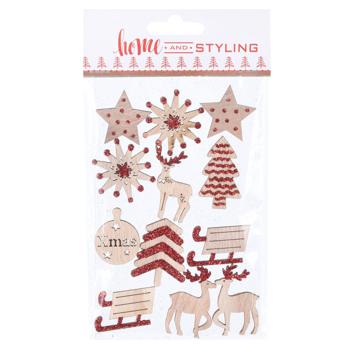 Wooden Christmas Decorations Set 210*110*2mm - buy, prices for - photo 1