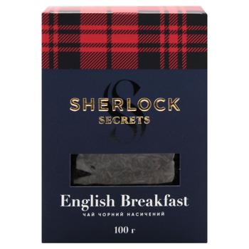 Чай чорний Sherlock Secrets English Breakfast листовий 100г - купити, ціни на - фото 3