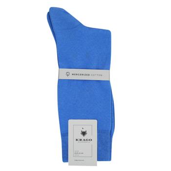 Носки Krago мужские из мерсеризованного хлопка р.43-46 голубой - купить, цены на NOVUS - фото 1