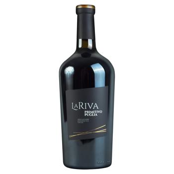 Вино LaRiva Primitivo Puglia красное сухое 14% 0,75л