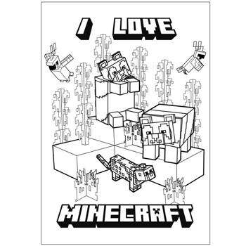 Розмальовка Yes Minecraft А4 12 сторінок - купити, ціни на Ідеал - фото 2