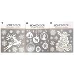 Наліпки новорічні 18*18см в асортименті