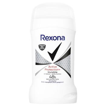 Антиперспирант твердый Rexona Активная защита и невидимый на черном и белом 50мл - купить, цены на Cупермаркет "Харьков" - фото 1