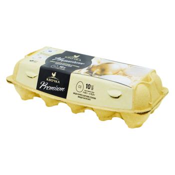 Kvochka Premium Chicken Eggs C0 10pcs - buy, prices for METRO - photo 1