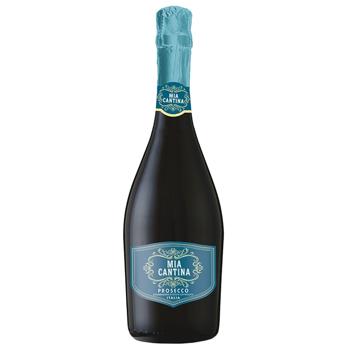 Вино игристое Mia Cantina Prosecco белое сухое 11% 0,75л