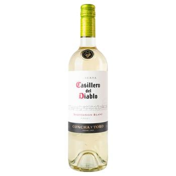 Вино Casillero del Diablo Sauvignon Blanc белое сухое 12,5% 0,75л