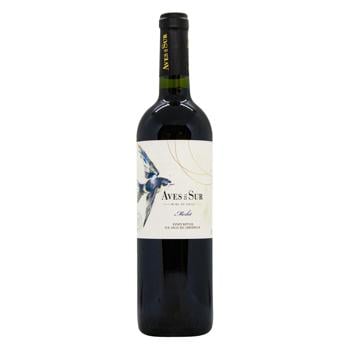 Carta Vieja Aves Del Sur Merlot Red Dry Wine 12.5% 0.75l - buy, prices for WINETIME - photo 2